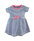 Infant Girl Organic Cotton Short-Sleeve Dresses 2pk, Leopard