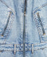 ფოტო #7 პროდუქტის Women's Zipper Denim Jumpsuit