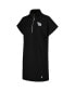 ფოტო #2 პროდუქტის Women's Black Cleveland Guardians Emily Quarter-Zip Sneaker Dress