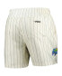 ფოტო #3 პროდუქტის Men's Cream Tampa Bay Rays Pinstripe Retro Classic Woven Shorts