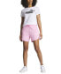 ფოტო #3 პროდუქტის Women's High-Rise French Terry Shorts