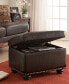 Фото #15 товара 24" Faux Leather 5th Avenue Storage Ottoman