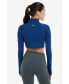 Women's UPF 50+ Sun Protective Full Zip Crop Top