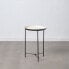 Side table 40,5 x 40,5 x 60,5 cm Black Cream Iron