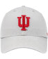 Фото #4 товара Men's Gray Indiana Hoosiers Clean Up Adjustable Hat