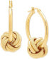 ფოტო #1 პროდუქტის Love Knot Drop Earrings in 14k Gold