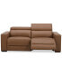 Фото #8 товара Nevio 82" 2-Pc. Leather Sectional with 2 Power Recliners and Headrests, Created For Macy's
