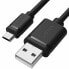 Фото #5 товара Универсальный кабель USB-MicroUSB Unitek Y-C435GBK Чёрный 3 m