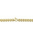 Фото #4 товара Diamond Heart 17" Heart Link Necklace (5/8 ct. t.w.) in 14k Gold-Plated Sterling Silver