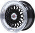 Фото #5 товара Колесный диск литой R-Style Wheels RS01 black horn polished 7x15 ET20 - LK4/100 ML73.1