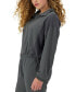 Фото #3 товара Women's Quarter-Zip Woven Long-Sleeve Top