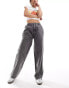 Фото #1 товара Kaiia wide leg jeans in grey wash