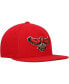 Фото #3 товара Men's Red Atlanta Hawks Hardwood Classics Team Ground 2.0 Snapback Hat