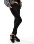 River Island high waist jersey legging in black