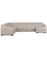 Фото #22 товара Nevio 157" 6-Pc. Fabric Sectional Sofa with Chaise, Created for Macy's