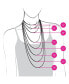 ფოტო #3 პროდუქტის Contoured 6MM Snake Flexible Omega Chain .925 Sterling Silver Herringbone Choker Collar Necklace For Women 16 Inch