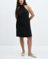 ფოტო #6 პროდუქტის Women's Halter-Neck Open-Back Dress