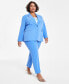 Фото #4 товара Plus Size One-Button Long-Sleeve Blazer, Created for Macy's