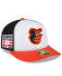 Men's White/Orange Baltimore Orioles National Baseball Hall of Fame Low Profile 59FIFTY Fitted Hat