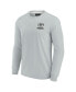 ფოტო #2 პროდუქტის Men's and Women's Gray Green Bay Packers Super Soft Long Sleeve T-shirt