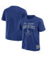 Фото #1 товара Men's Royal Los Angeles Dodgers Cooperstown Collection Washed T-Shirt