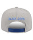 ფოტო #2 პროდუქტის Men's Gray, Royal Toronto Blue Jays Band 9FIFTY Snapback Hat