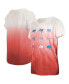 ფოტო #2 პროდუქტის Big Girls Red Tampa Bay Buccaneers Multi Logo Ombre V-Neck T-shirt