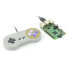 SNES - retro game controller - violet buttons