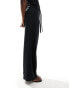 Фото #5 товара ASOS DESIGN tailored relaxed trouser with tie waist detail in ink stripe