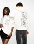 Фото #1 товара ASOS DESIGN unisex license oversized hoodie with Picasso doodle print in ecru