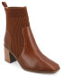 ფოტო #1 პროდუქტის Women's Harlowe Tru Comfort Foam Chelsea Knit and Faux Leather Boots