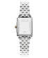ფოტო #3 პროდუქტის Women's Swiss Toccata Diamond (1/5 ct. t.w.) Two-Tone Stainless Steel Bracelet Watch 23x35mm