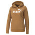 Фото #2 товара Puma Essentials Logo Pullover Hoodie Womens Brown Casual Outerwear 58678991