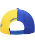 Men's Royal and Gold Golden State Warriors Team Half and Half Snapback Hat