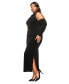 Фото #2 товара Платье женское L I V D с воротником ленточным "Femmefatale" plus Size