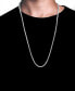 ფოტო #2 პროდუქტის Men's Diamond 24" Tennis Necklace (4 ct. t.w.) in Sterling Silver