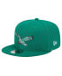 Фото #1 товара Men's Kelly Green Distressed Philadelphia Eagles Historic 9FIFTY Snapback Hat