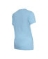 ფოტო #3 პროდუქტის Women's Carolina Blue, Navy North Carolina Tar Heels Arctic T-shirt and Flannel Pants Sleep Set