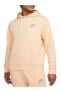 Фото #1 товара Толстовка мужская Nike Sportswear Fleece Pullover Holyaorgesya Erkek, оранжевая