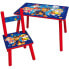 Фото #1 товара FUN HOUSE PAT'PATROUILLE Tisch H 41,5 cm x B 61 cm x T 42 cm mit einem Stuhl H 49,5 cm x B 31 cm x T 31,5 cm - Fr Kinder