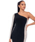 ფოტო #3 პროდუქტის Women's Embellished One-Shoulder Gown