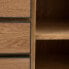Sideboard SPIKE 90 x 36 x 115,5 cm Natural Metal Wood
