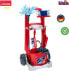 Theo Klein 6741 Vileda Broom Trolley I with Mop Bucket and much more I Vileda Design I Dimensions of the trolley: 29 cm x 24 cm x 60 cm | Toy for Children from 3 years.