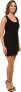 Фото #3 товара RSVP 241383 Womens Playful Sleeveless Fringe Sheath Dress Black Size 10
