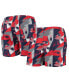 Фото #1 товара Плавки мужские FOCO с геометрическим принтом, цвета темно-синий и красный, New England Patriots