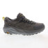 Фото #1 товара Hoka Kaha Low GTX 1118586-CGGS Mens Gray Leather Athletic Hiking Shoes