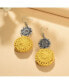 ფოტო #3 პროდუქტის Women's Crochet Drop Earrings