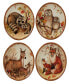 Фото #1 товара Pine Forest Set of 4 Canape Plate Square