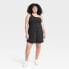 Women's Asymmetrical Dress - All in Motion Black 3X