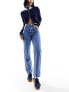 Фото #3 товара Tommy Jeans Julie ultra high rise straight leg jeans in medium wash